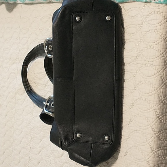 Coach Soho F13732 Pleated Leather Tote Bag - Picture 10 of 16